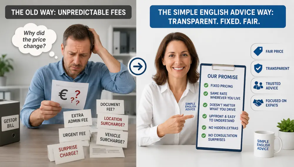 cheap price for expat services Spain